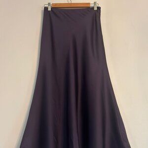 NWT Club Monaco Long Satin Maxi Skirt